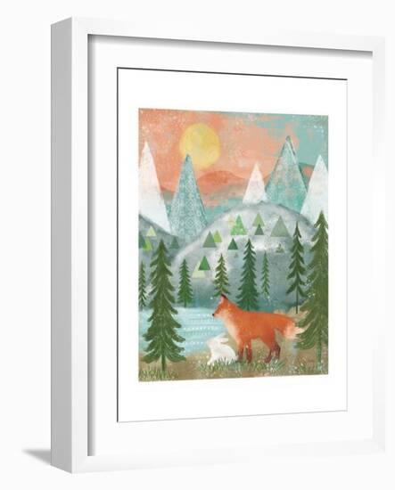 Woodland Forest V-Veronique Charron-Framed Art Print