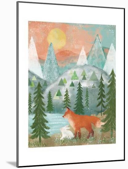 Woodland Forest V-Veronique Charron-Mounted Art Print