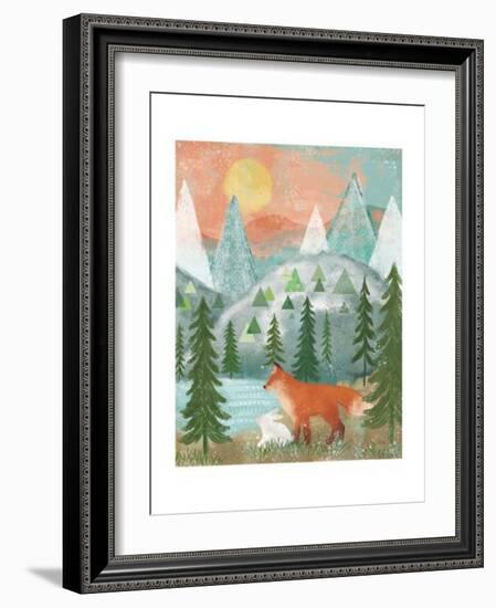 Woodland Forest V-Veronique Charron-Framed Art Print