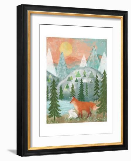 Woodland Forest V-Veronique Charron-Framed Art Print