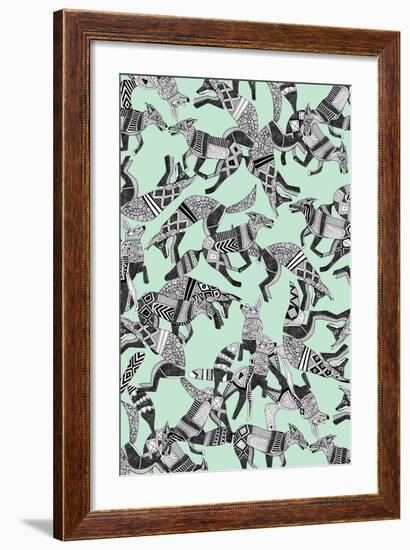 Woodland Fox Party (Variant 1)-Sharon Turner-Framed Art Print