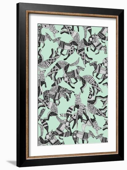 Woodland Fox Party (Variant 1)-Sharon Turner-Framed Art Print