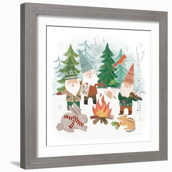 Woodland Gnomes II-Mary Urban-Framed Art Print