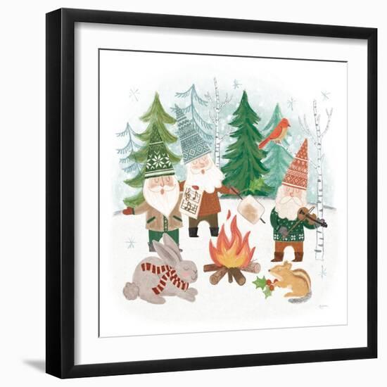 Woodland Gnomes II-Mary Urban-Framed Art Print