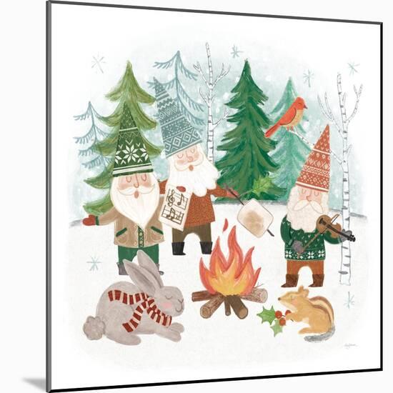 Woodland Gnomes II-Mary Urban-Mounted Art Print