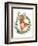 Woodland Holiday Deer-June Vess-Framed Art Print