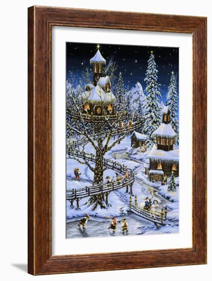 Woodland Holiday-Jeff Tift-Framed Giclee Print