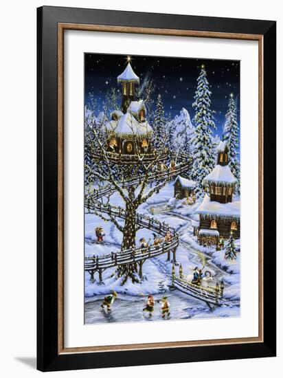 Woodland Holiday-Jeff Tift-Framed Giclee Print