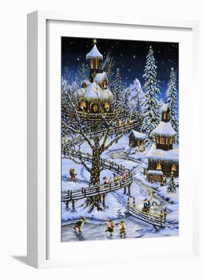 Woodland Holiday-Jeff Tift-Framed Giclee Print