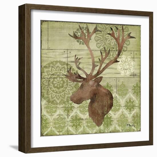 Woodland Ikat II-Paul Brent-Framed Art Print