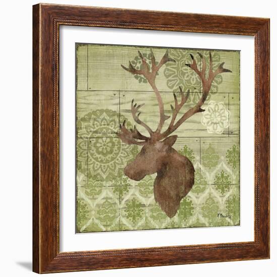 Woodland Ikat II-Paul Brent-Framed Art Print