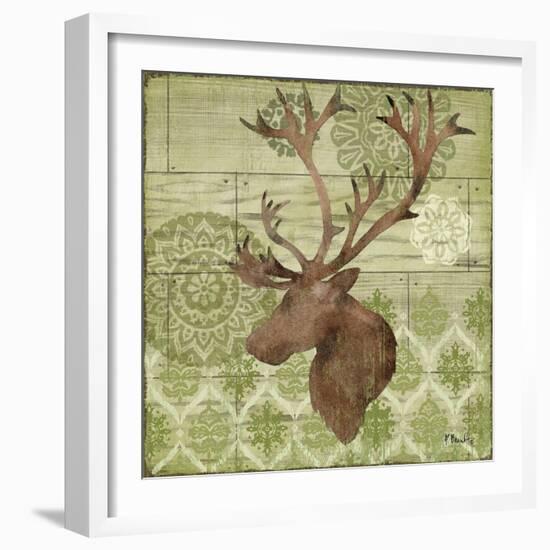 Woodland Ikat II-Paul Brent-Framed Art Print