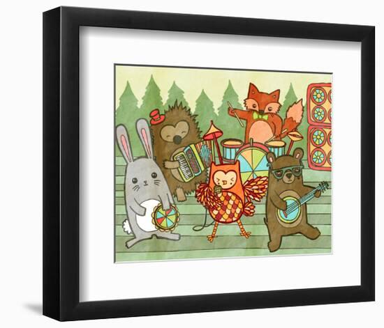 Woodland Jamboree-My Zoetrope-Framed Art Print