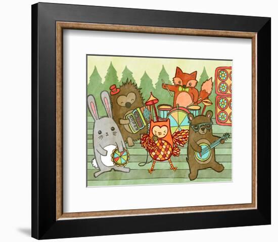 Woodland Jamboree-My Zoetrope-Framed Art Print