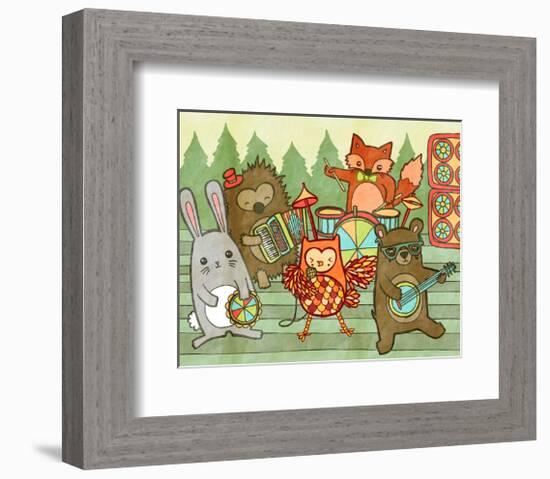 Woodland Jamboree-My Zoetrope-Framed Art Print