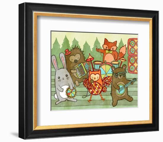 Woodland Jamboree-My Zoetrope-Framed Art Print