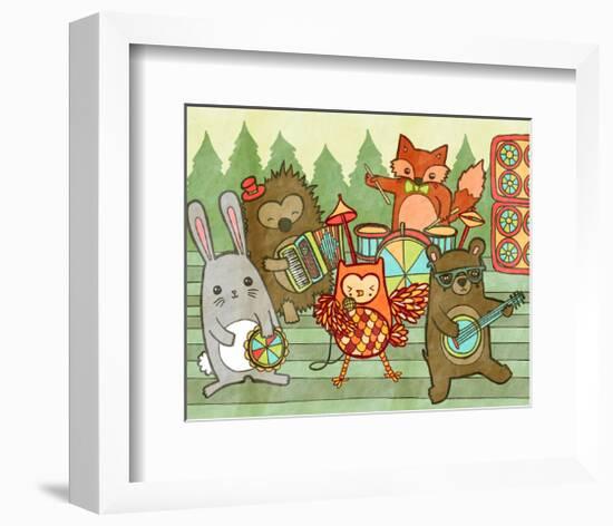 Woodland Jamboree-My Zoetrope-Framed Art Print