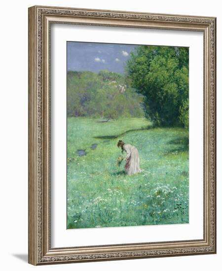 Woodland Meadow, 1876-Hans Thoma-Framed Giclee Print