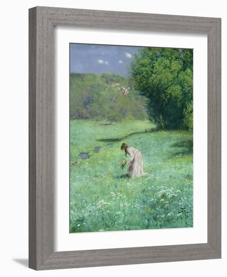 Woodland Meadow, 1876-Hans Thoma-Framed Giclee Print