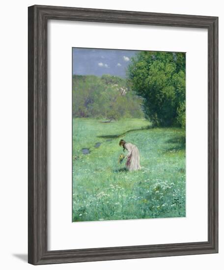 Woodland Meadow, 1876-Hans Thoma-Framed Giclee Print