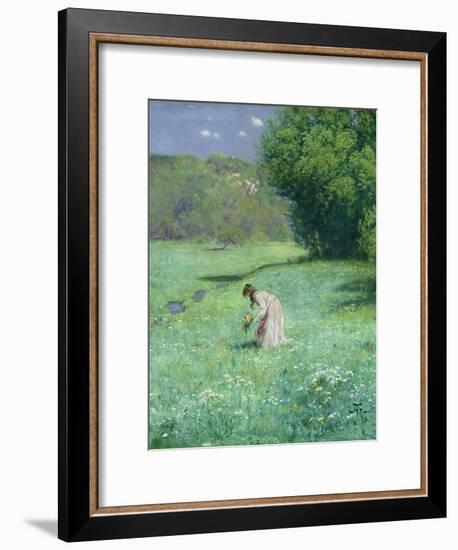 Woodland Meadow, 1876-Hans Thoma-Framed Giclee Print