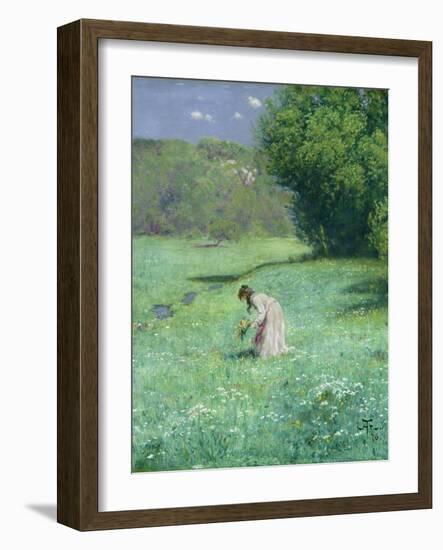 Woodland Meadow, 1876-Hans Thoma-Framed Giclee Print