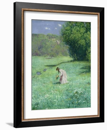 Woodland Meadow, 1876-Hans Thoma-Framed Giclee Print