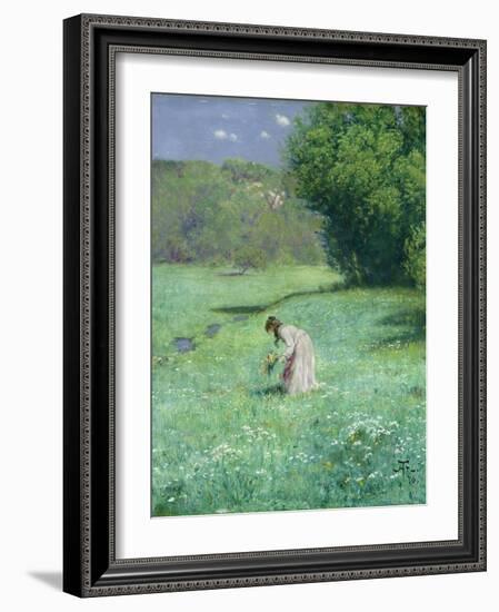 Woodland Meadow, 1876-Hans Thoma-Framed Giclee Print