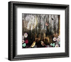 Woodland Moon-Claire Westwood-Framed Art Print