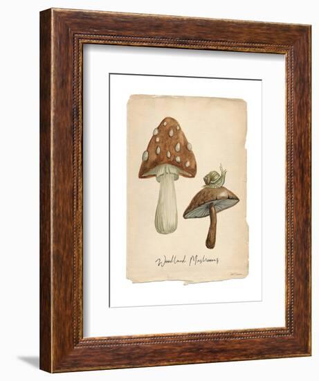 Woodland Mushrooms-Carol Robinson-Framed Art Print