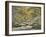 Woodland Pool with Men Fishing, 1870 (W/C on Paper)-John William Hill-Framed Giclee Print