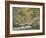 Woodland Pool with Men Fishing, 1870 (W/C on Paper)-John William Hill-Framed Giclee Print