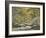 Woodland Pool with Men Fishing, 1870 (W/C on Paper)-John William Hill-Framed Giclee Print