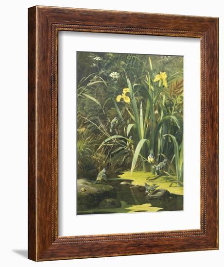 Woodland Pool-Olaf August Hermansen-Framed Giclee Print