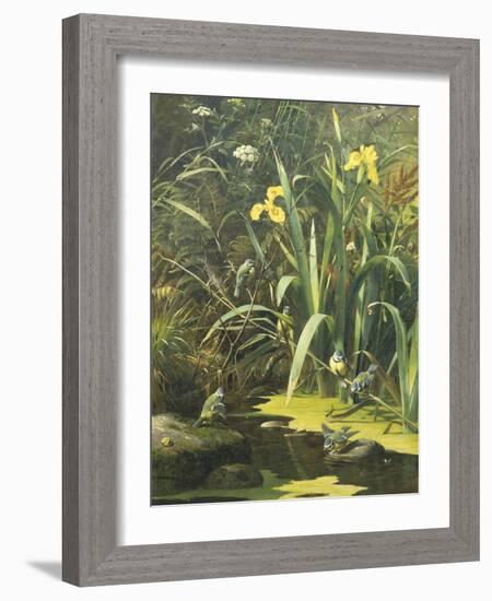 Woodland Pool-Olaf August Hermansen-Framed Giclee Print