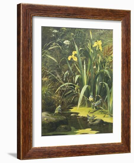 Woodland Pool-Olaf August Hermansen-Framed Giclee Print