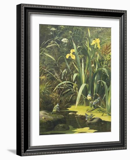 Woodland Pool-Olaf August Hermansen-Framed Giclee Print