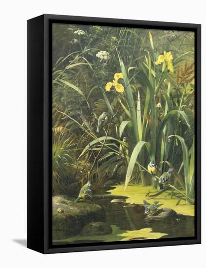 Woodland Pool-Olaf August Hermansen-Framed Premier Image Canvas