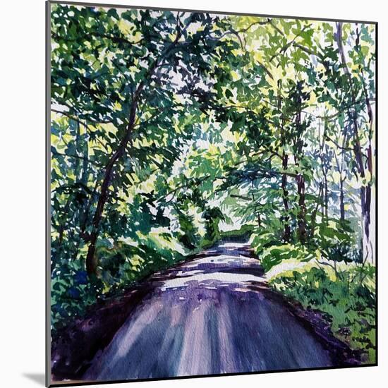 Woodland Road 2017-Tilly Willis-Mounted Giclee Print