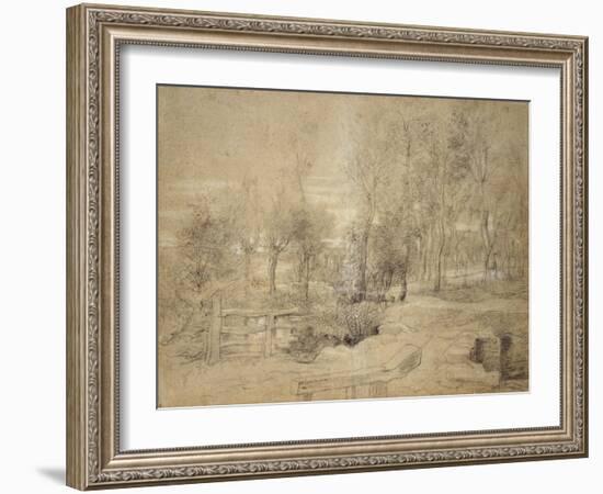 Woodland Scene-Peter Paul Rubens-Framed Giclee Print