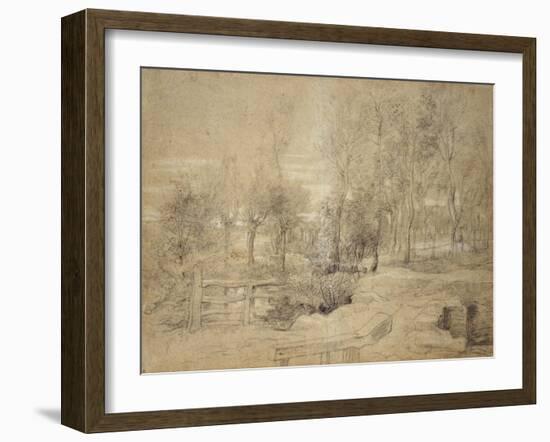 Woodland Scene-Peter Paul Rubens-Framed Giclee Print