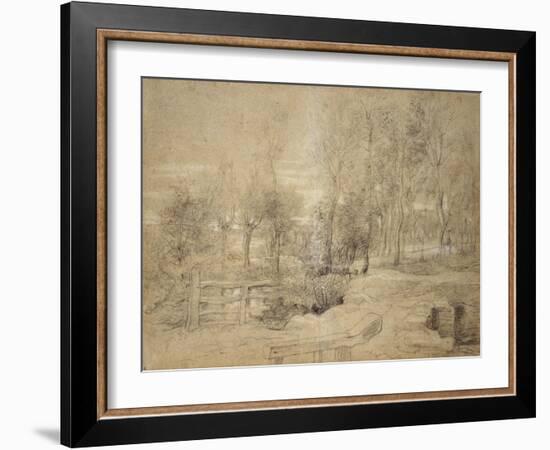 Woodland Scene-Peter Paul Rubens-Framed Giclee Print