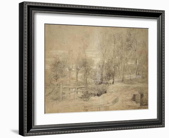 Woodland Scene-Peter Paul Rubens-Framed Giclee Print