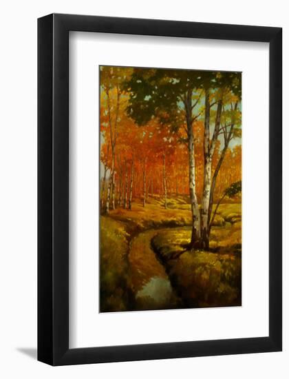 Woodland Stream II-Graham Reynolds-Framed Art Print