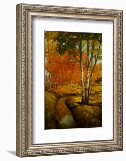 Woodland Stream II-Graham Reynolds-Framed Art Print