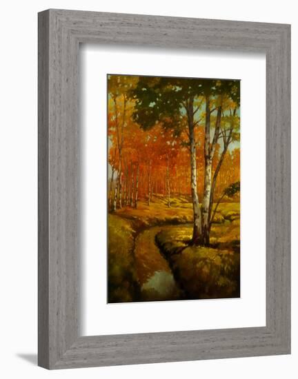 Woodland Stream II-Graham Reynolds-Framed Art Print