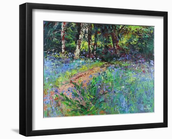 Woodland Wander, 2021 (oil on canvas)-Sylvia Paul-Framed Giclee Print