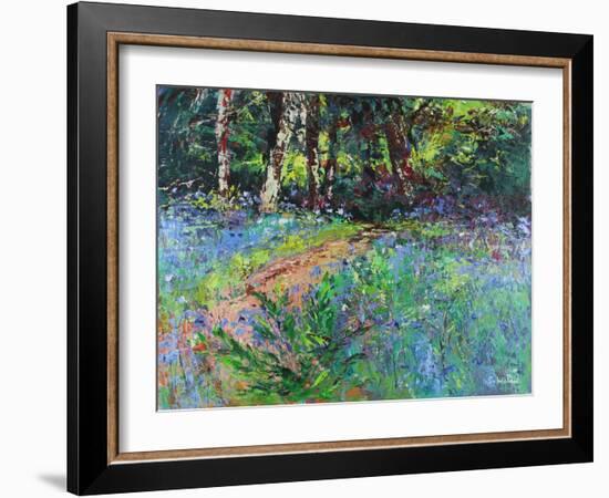 Woodland Wander, 2021 (oil on canvas)-Sylvia Paul-Framed Giclee Print