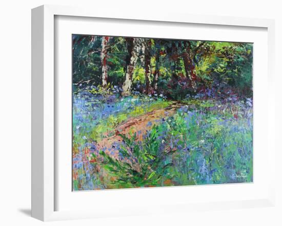 Woodland Wander, 2021 (oil on canvas)-Sylvia Paul-Framed Giclee Print