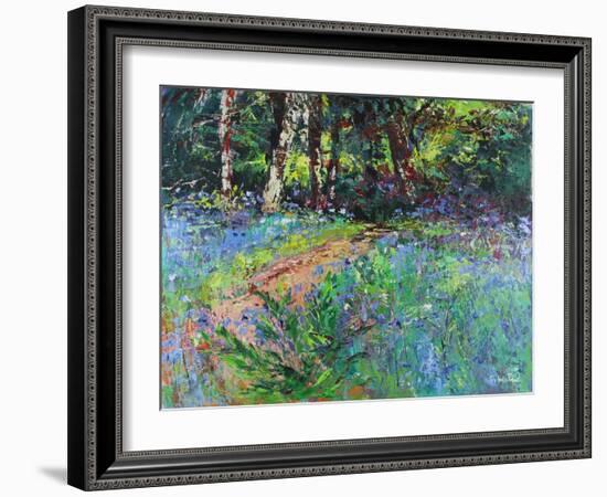 Woodland Wander, 2021 (oil on canvas)-Sylvia Paul-Framed Giclee Print